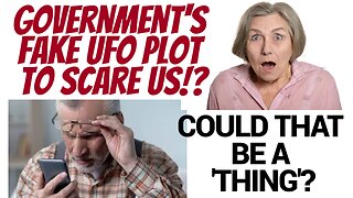 A threatened alien invasion? That would REALLY scare everybody...wouldn't it?