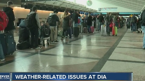 Cancellations, problems continue at DIA