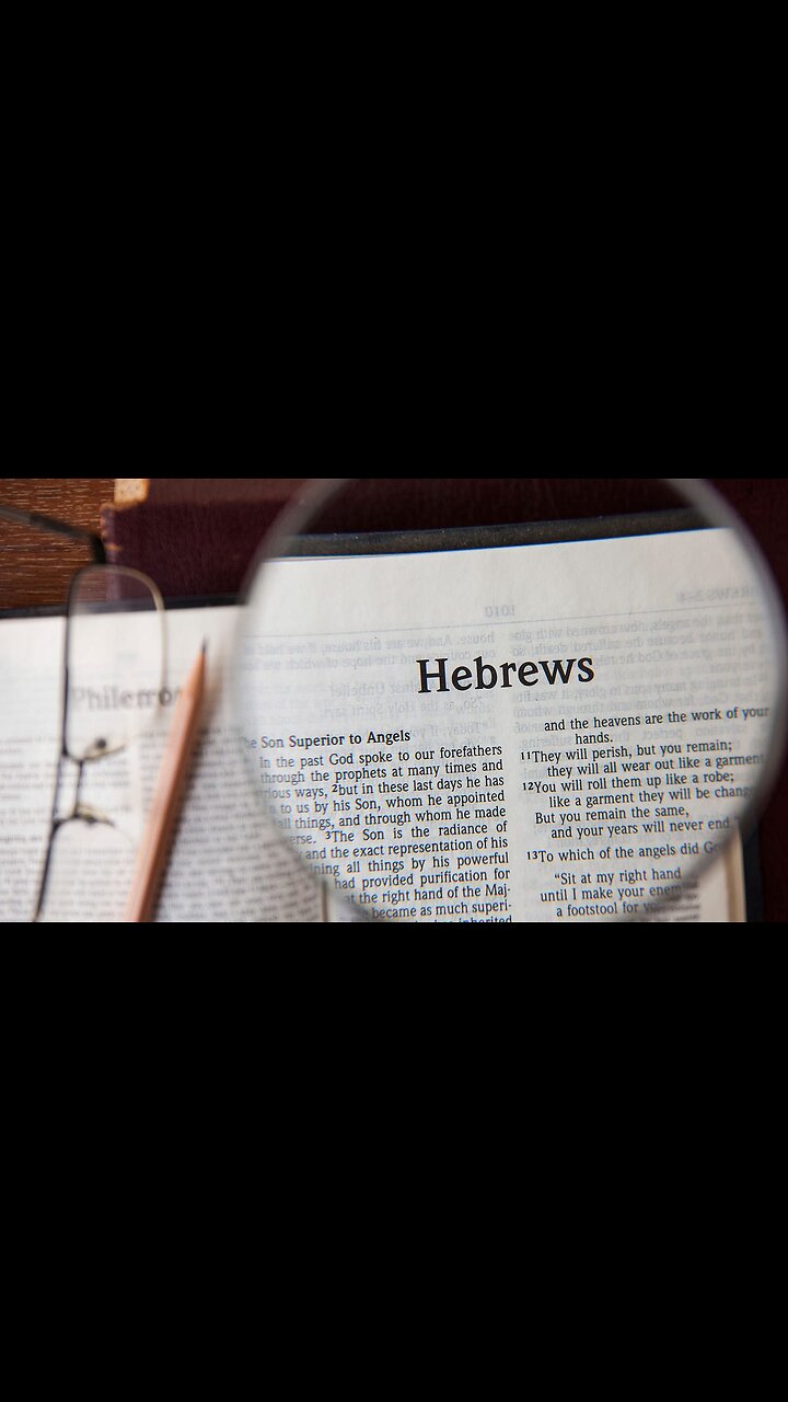 Hebrews Chapter 3 Part 1