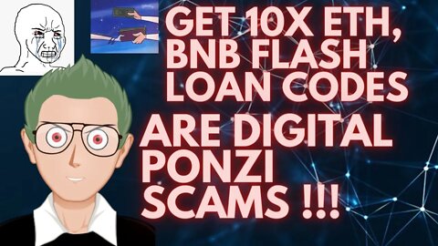 DONT FALL FOR OBVIOUS FLASH LOAN ARBITRAGE PONZI SCAMS IN THE CRYPTOCURRENCY WORLD !!!