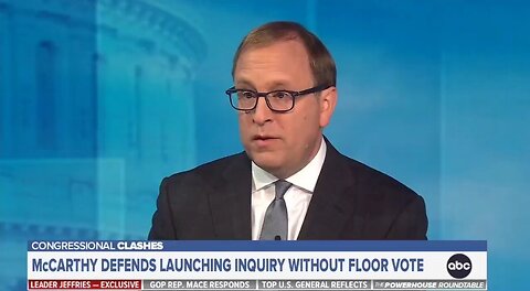 Jon Karl Asks If Dems Should Cooperate With Biden Impeachment Inquiry