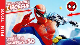 Marvel Spider-Man #50 - Caçando o ÚLTIMO TRAJE das DLC's com o Homem-Aranha CIBORGUE!!! 🕷