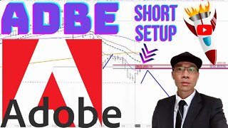 ADOBE ($ADBE) - Short Setup. Wait for Short Entry on 15 Min Time Frame. 📉📉