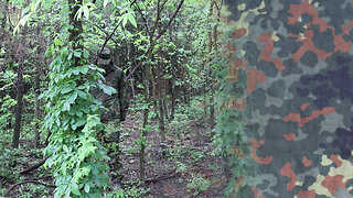 TPP CT01 Flecktarn Camo Test: Inner Woods, Spring, No Direct Light