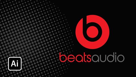 Beats Audio Logo Design | Adobe Illustrator