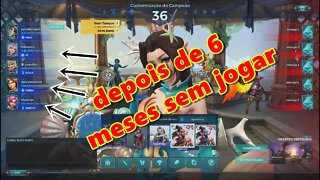 depois de 6 meses sem jogar!!!!