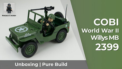 COBI World War II | 2399 --- Willys MB --- unboxing and pure build