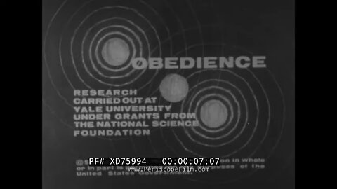 OBEDIENCE - 1962 Stanley Milgram EXPERIMENT - Documentary - Yale University