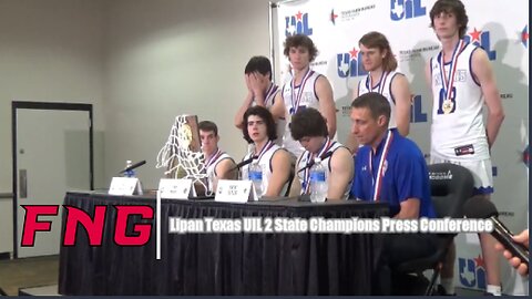 Lipan Texas UIL 2a State Champion Press Conference