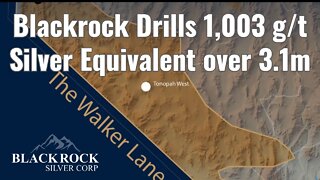 Blackrock Drills 1,003 g/t Silver Equivalent over 3.1m in New Vein