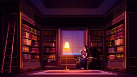 Relaxing Magical Library Music for Writing - Haunted Library ★586