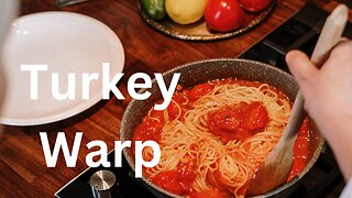 The Earliest Way To Make A Turkey Wrap For Lunch #cooking #cookinghome #food #foryou