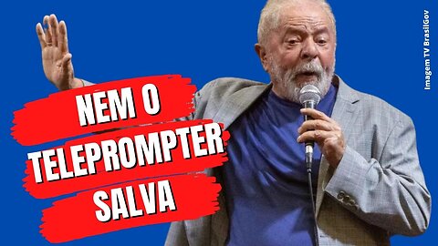 Jornal propõe teleprompter para Lula evitar disparates, mas seus redatores como ele