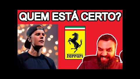 Ferrari PR0ÍB3 Justin Bieber de comprar seus carros