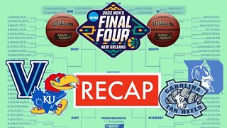 NCAA Final Four Recap + National Championship Preview