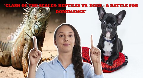 "Clash of the Scales: Reptiles vs. Dogs - A Battle for Dominance"