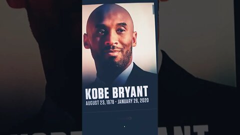 Kobe Bryant's helicopter crash. Tribute