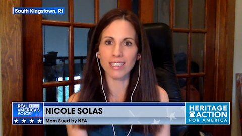 Nicole Solas tried to find out what's being taught to her daughter, but got sued by NEA instead