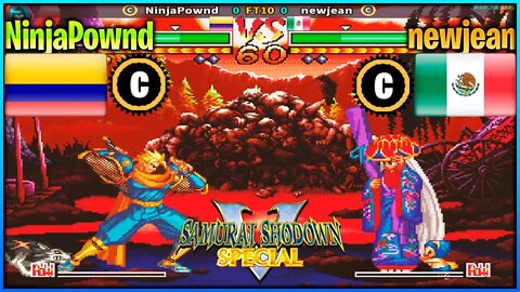 Samurai Shodown V Special (NinjaPownd Vs. newjean) [Colombia Vs. Mexico]