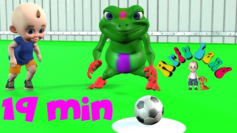 Learn colors (Soccer/Football) | + More Ariu Land Nursery Rhymes & Kids Songs