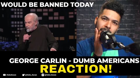 George Carlin Dumb Americans (Reaction!) | Patron request | Addicted to consumption?