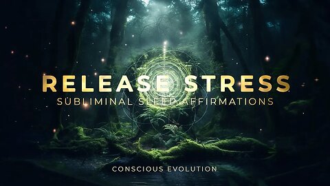 Overnight Affirmations - Release Stress - Relaxation Affirmations | 432Hz Ambient Binaural Music