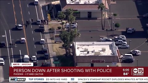 'Suspect down' after shooting involving Phoenix police near I-17 and Cactus Road