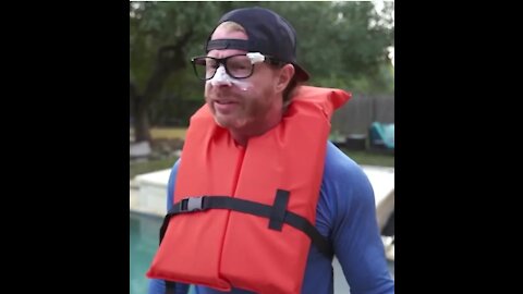 Dude- put on a Life Jacket - Everyone MUST wear a Life Jacket