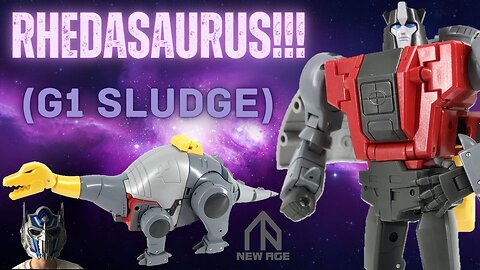 NewAge Toys - H56 Rhedasaurus (Sludge) Full Review and Transformation