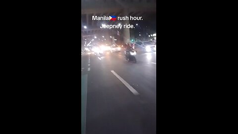 Rush hour Jeepney ride in Metro Manila.