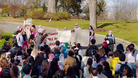 Pro-Palestine Students Protest On American University Campus In D.C.