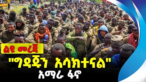 "ግዳጁን አሳክተናል" | "ሀገራችን እና ህዝባችን ላይ እየደረሰ የሚገኘው በደል ምንም እንኳ አሰቃቂ ቢሆንም አሸናፊዎች ግን እኛ ነን"