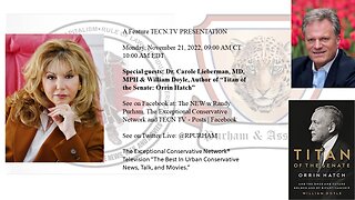 Special guests: Dr. Carole Lieberman & William Doyle, Author "Titan of the Senate"