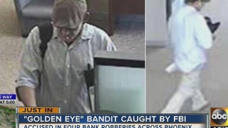 FBI: PHX man charged with 4 bank robberies