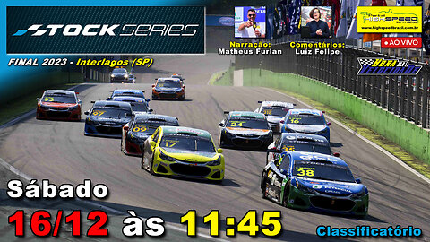 🔴 STOCK SERIES | Classificatório | FINAL 2023 | Interlagos (SP) | Ao Vivo