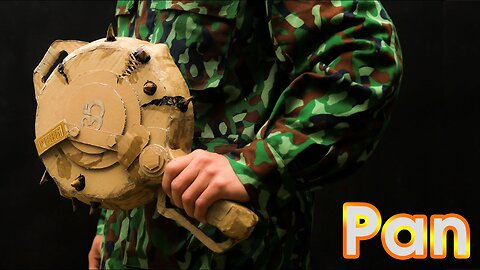 How to make PUBG PAN from cardboard with Beauty Skin | DIY by King OF Crafts