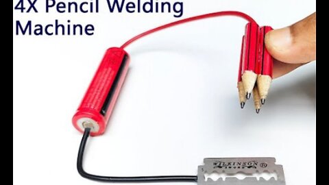 4x welding method by pencil simple machine