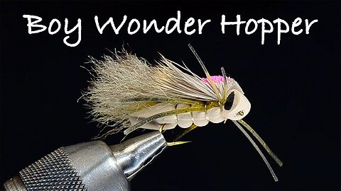 Boy Wonder Hopper - Foam Terrestrial Fly Tying Instructions - Tied by Charlie Craven