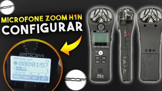 Como configurar áudio do Gravador Zoom H1N
