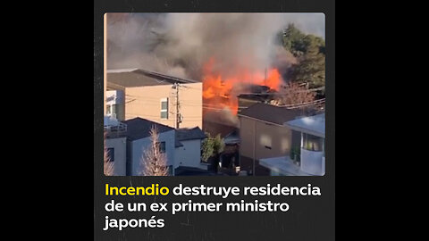 Un incendio destruye la residencia de un ex primer ministro japonés