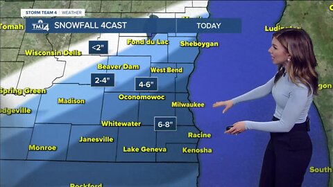 Winter storms bashes SE Wisconsin: 8 inches possible