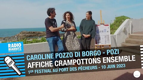 Caroline Pozzo di Borgo (Pozi) lauréate du concours d'affiches du festival Crampottons ensemble 2023