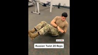 Military Fitness | core Workout #shorts