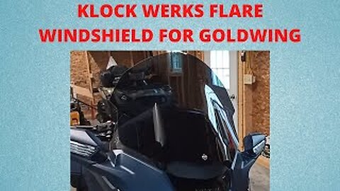 KLOCK WERKS FLARE WINDSHIELD FOR GOLDWING