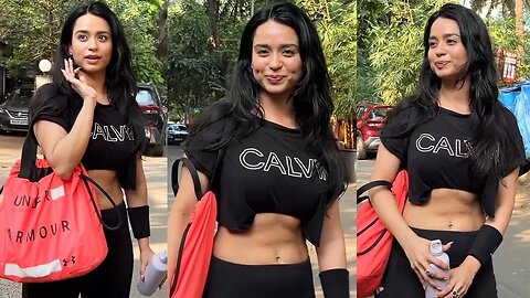 Soundarya Sharma Spotted outside Gym 💃