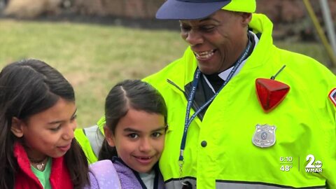 Debbie Brooks named School Crossing Guard of the Year in AA County