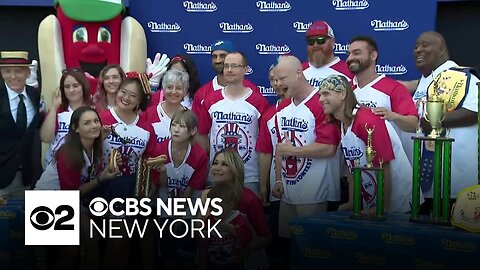 For First Time in a long time , Nathan's Hot Dog Eating Contest is Wide Open