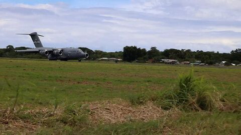 B-Roll: C-17 Delivers Supplies to the Philippines