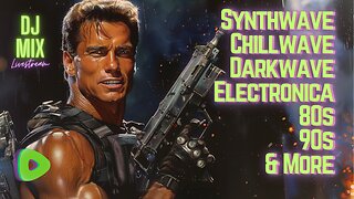 Synthwave Chillwave Darkwave 80s 90s Electronica and more DJ MIX Livestream w/ visuals #62