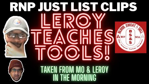 RNP Just List Clips Leroy Teaches Tools Part 1 eBay Amazon Resellers